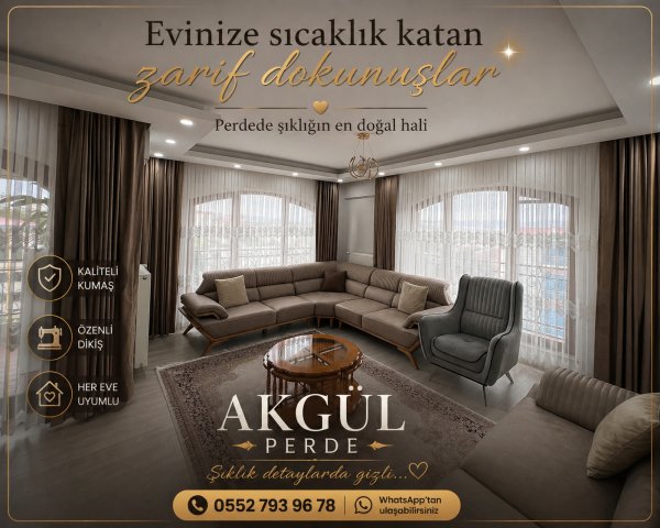 Kadife fon perde
